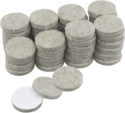Viltpads 25 mm - 48 stuks voor meubelbescherming