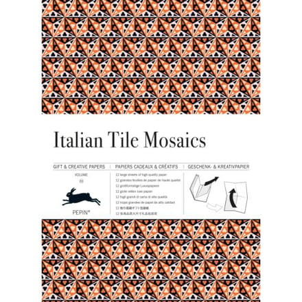 Italian Tile Mosaics / Volume 33 - Gift Wrapping Paper Book - Pepin van Roojen