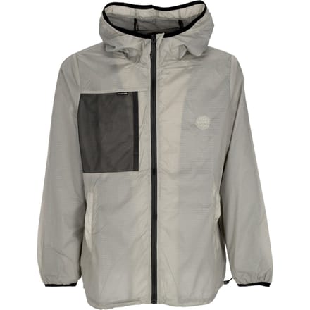 Yeti herenwindjack nylon ripstop windjack grijs