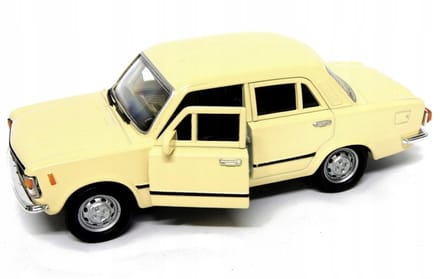 Welly Fiat 125p Modelauto 1:34 Metallic Beige