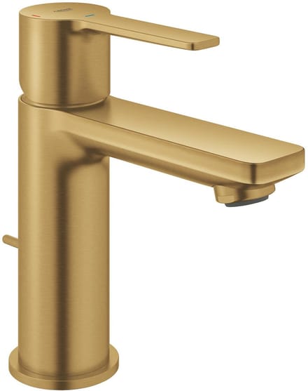 GROHE Lineare XS-Size Wastafelmengkraan – Trekwaste – Geborsteld Cool Sunrise