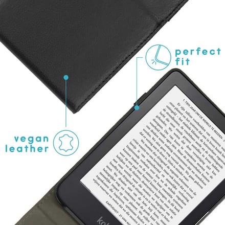 imoshion Stand Flipcase voor de Kobo Clara 2E / Tolino Shine 4 - Zwart