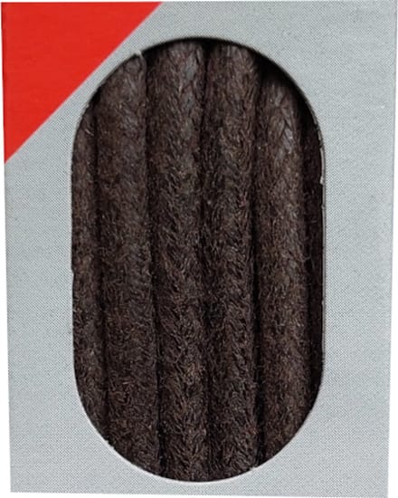 Bob Veter - Donker Bruin - Dik Rond - Wax - Lengte 120 cm - Dikte 4 mm - Schoenveter