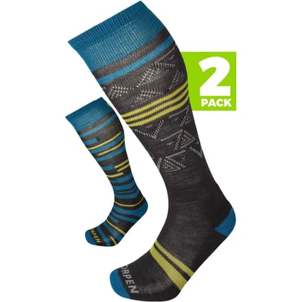 Merino wollen sokken Lorpen Mid Eco (x2)