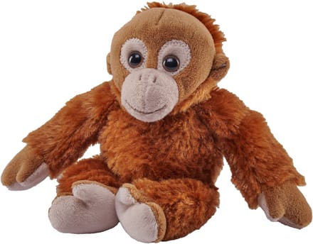 Wild Republic Pluche Orang Oetan knuffel - 13 cm - aap/apen knuffeldieren