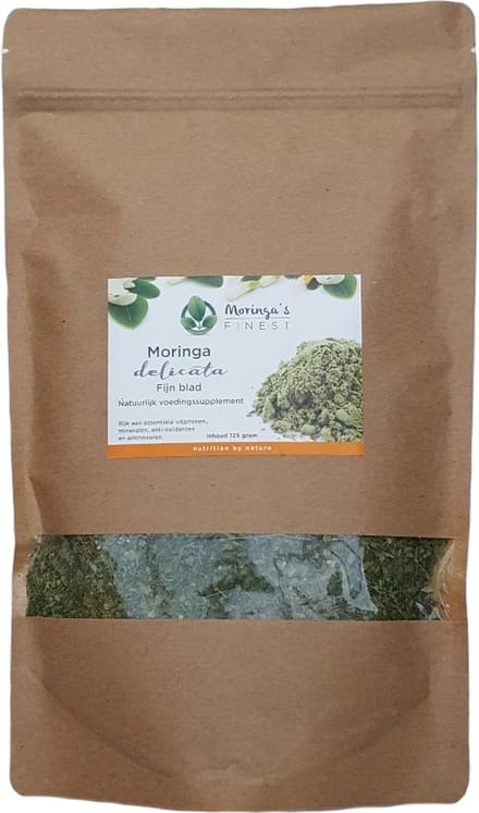 Moringa Delicata - 125gr Fijn Blad - Nederlandse Moringa Oleifera