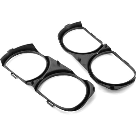 2 stuks koplamprandvervanging voor Dodge Challenger 2015-2021 links en rechts black