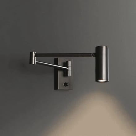 Moderne wandlamp - Verstelbare arm - Lezen bij bed - Drie kleurmodi - 50 cm lengte - Zwart