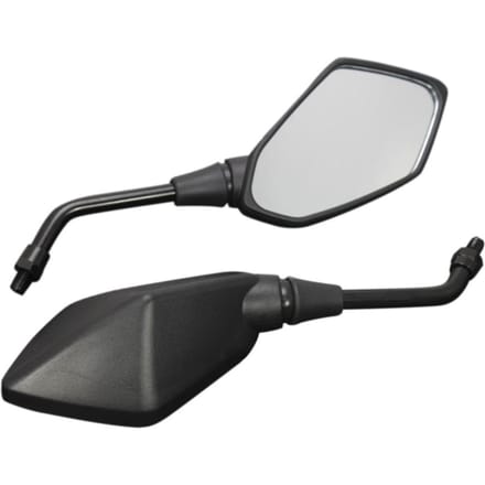 1 paar motorfiets aluminium achteruitkijkspiegel zijspiegel gemodificeerde accessoires white