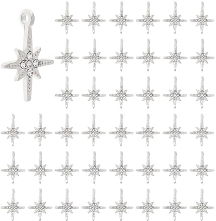 Dailygoods - Set van 50 Ster Charm Bedels voor Sieraden Maken