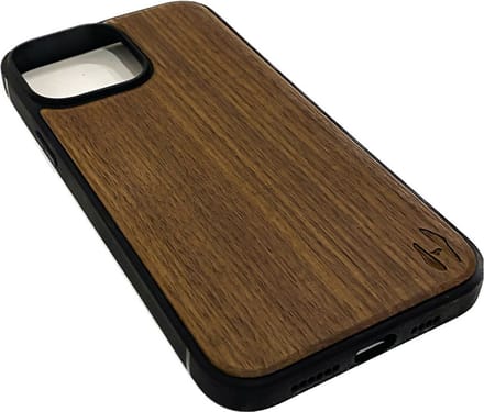 Hoentjen Creatie, Houten TPU case - iPhone 13 pro max Noten