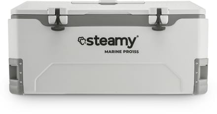 Steamy Marine Pro 155 - Grote koelbox - Maritieme Koelbox - 155 Liter - Wit
