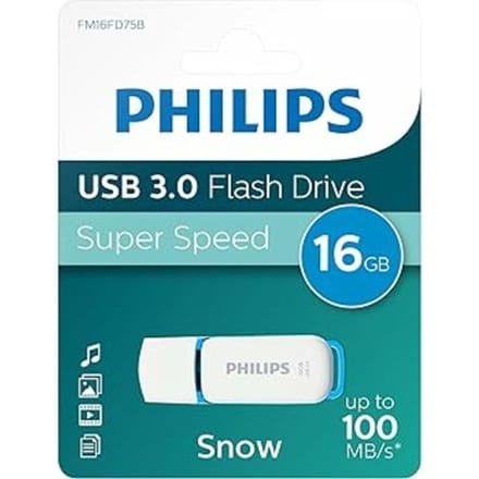 USB stick 3.0 Philips Snow USB-A 16GB blauw