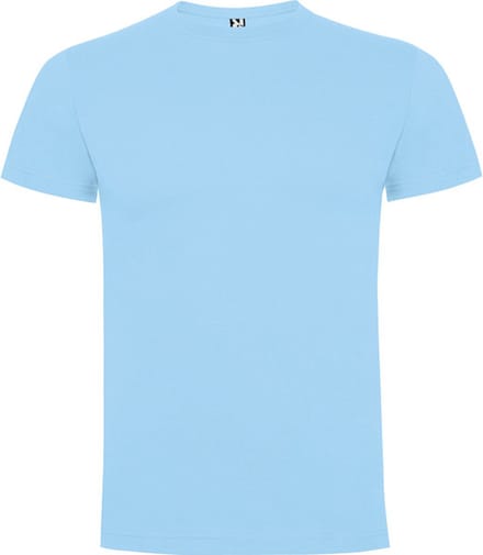5 Pack Licht Blauw t-shirts Roly Dogo Premium Kids 8 jaar 122 - 128