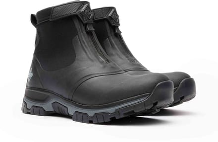 Muck Boot Apex Mid Zip | Zwart/Dark Shadow - Regenlaarzen - Maat 48 -