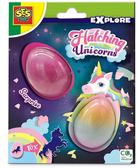 SES - Explore - Groeiende unicorns - 2 surprise eieren - laat eenhoorns groeien - Unicorn Speelgoed