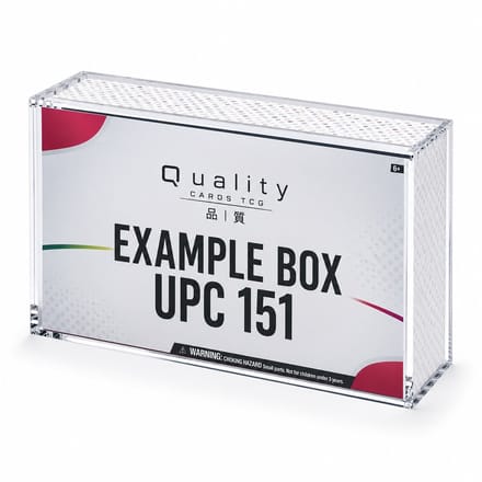 Magnetic Acryl / Acrylic Case for 151 Ultra Premium Collection Box (UPC)