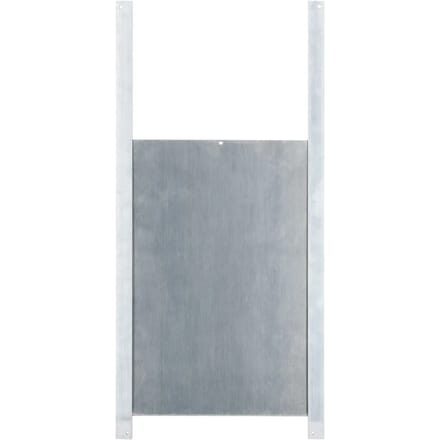 Kerbl Kippenschuifdeur 22 x 33 cm, aluminium, complete montageset