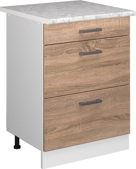 Vicco R-Line Universele onderkast – 60 cm met laden Sonoma