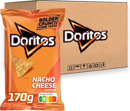Doritos Nacho Cheese - Chips- Doos - 22 x 170 Gram