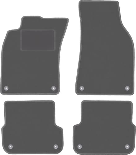 Grafiet automatten voor: Audi A6 C6 sedan, stationwagen, avant (2004-2006)