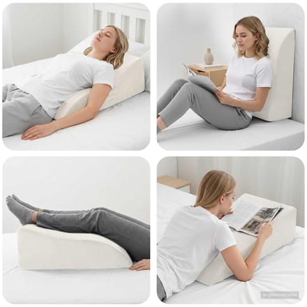 vidaXL - Been - Kussen - 68 - x - 40 - x - 18 - cm - PU - Schuim - Wit