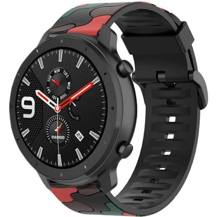 Xiaomi Amazfit GTR camouflage band (rood)