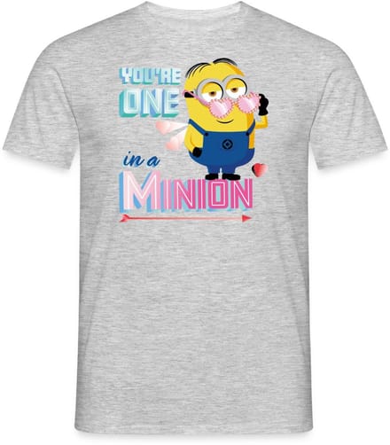 Minions Dave Youre One In A Minion Grappig Ontwerp T-Shirt Heren