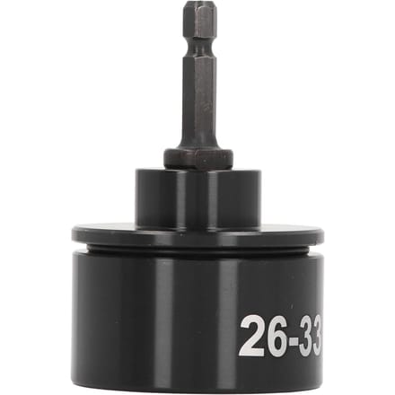 Tête de machine électrique de scellage de bouchons 26 ?Bit de machine à capsuler de bouteilles de 33 mm pour aliments, boissons, cosmétiques