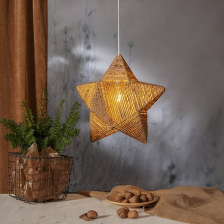 STAR TRADING Decoratie ster Rappe van papieren koorden, hangend