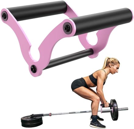 Landmine Handvat - V-Bar Toevoeging - Krachttraining - Dubbele D Grip - 29.2 x 18 cm - Zwart