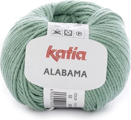 Katia Alabama - 53 saliegroen - Katoen/Acryl Garen