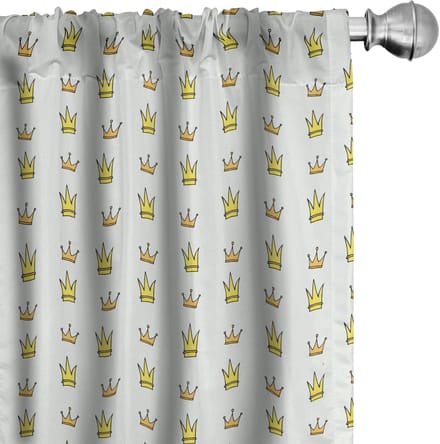 ABAKUHAUS Prins gordijnen – 2-delige set 75x225 cm – microvezel – mintgroen