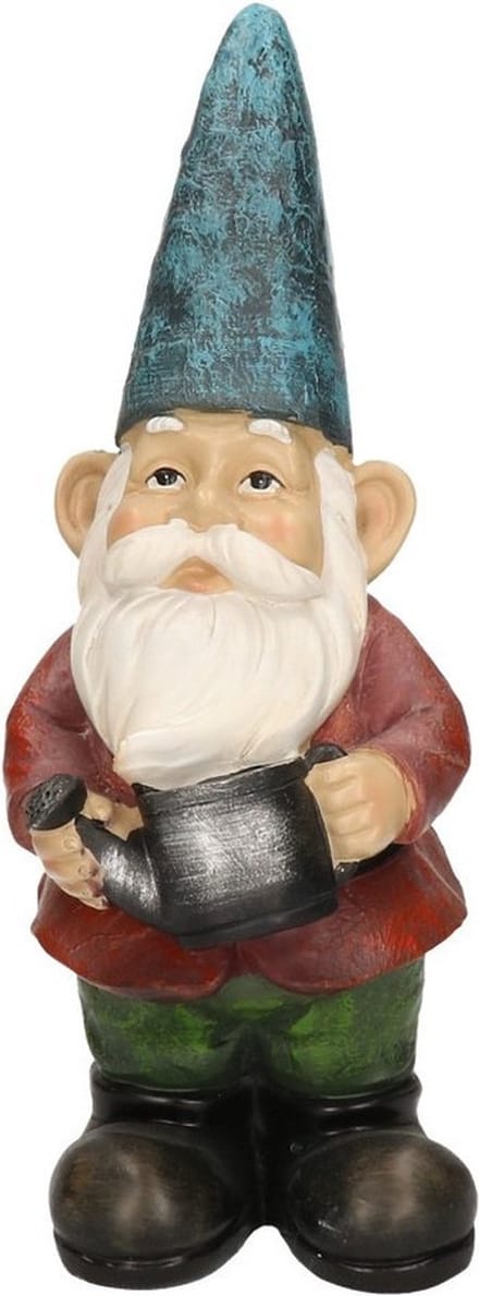 Tuinkabouter Gerard - met gieter - 29 cm - Tuindecoratie/tuinversiering kabouters beelden