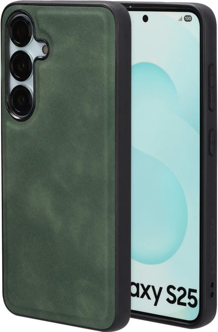 Mobiparts Classic Backcover geschikt voor Samsung Galaxy S25 Emerald - Groen - MagSafe