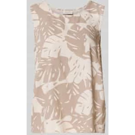 Blousetop met ronde hals, model 'LAVISCO'