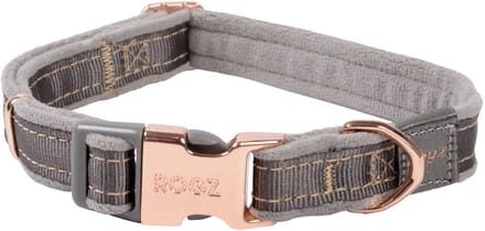 Rogz Urban Halsband Duifgrijs&Grijs&Rosé - Hondenhalsband - M