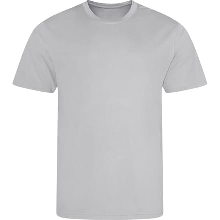 Just Cool Cool T JC001 - Heather Grey (Solid) - S