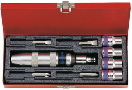 King Tony slagmoersleutelset met bits en doppen (8-14 mm)