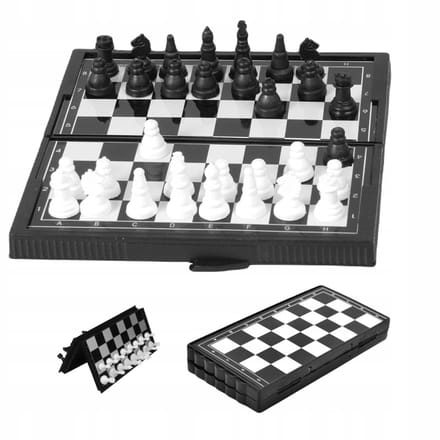 Mini Magnetische Schaken 13x13cm - Reizen & Spelplezier