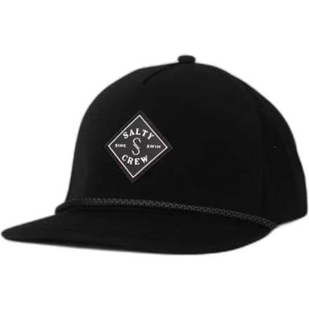 Salty Crew Long Range Snapback Cap zwart