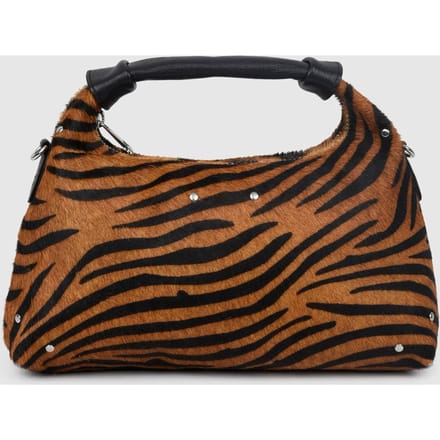 Núnoo Dandy Stripes Deluxe Dark Brown Größe: OS | Handtaschen Outlet | Damen | Braun