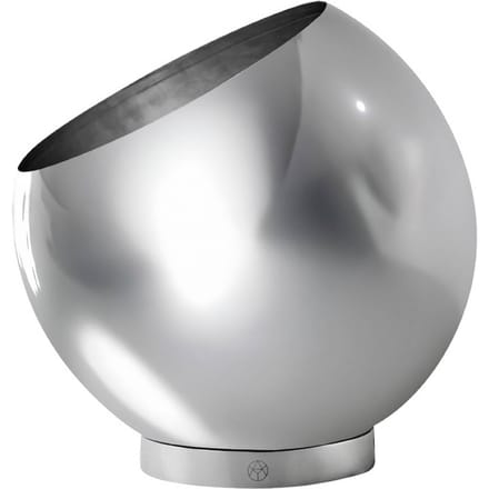 AYTM bloempot Globe, Ø 30 cm, zilver, roestvrij staal