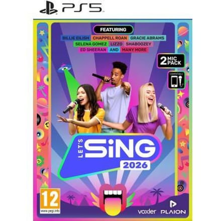 Let's Sing 2026 + 2 Microphones - Sony PlayStation 5 - Muziek