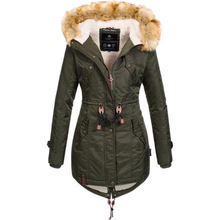 Navahoo Dames Winterjas B399 – Warm, Waterafstotend & Met Afneembare Bontkraag