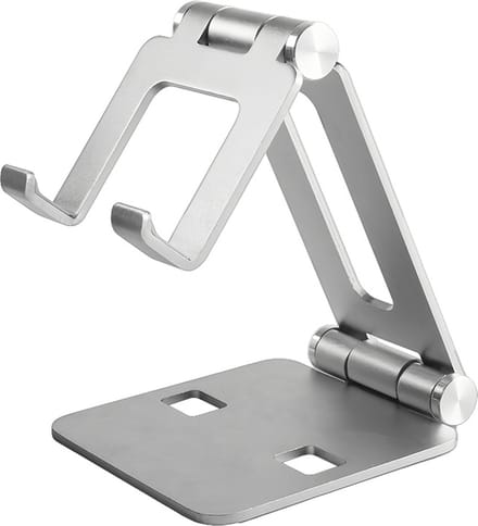 MMOBIEL Telefoonhouder Bureau - Verstelbare Telefoon, e-Reader en Tablet Houder - Universele Telefoonstandaard - Aluminium