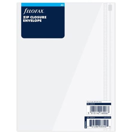 Filofax organiser envelop met ritssluiting, formaat a5