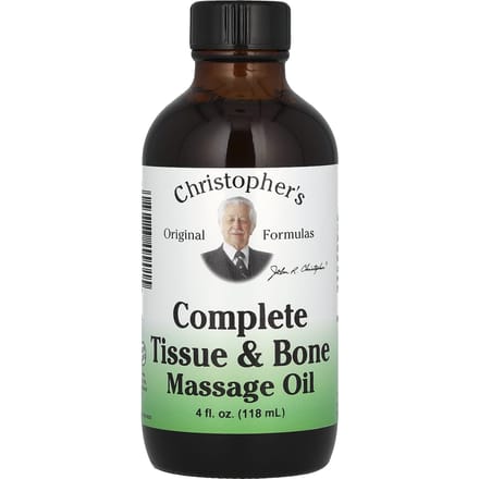 Christopher'S Original Formulas, Complete Tissue & Bone, Massage Oil, 118 Ml (4 Fl Oz) white
