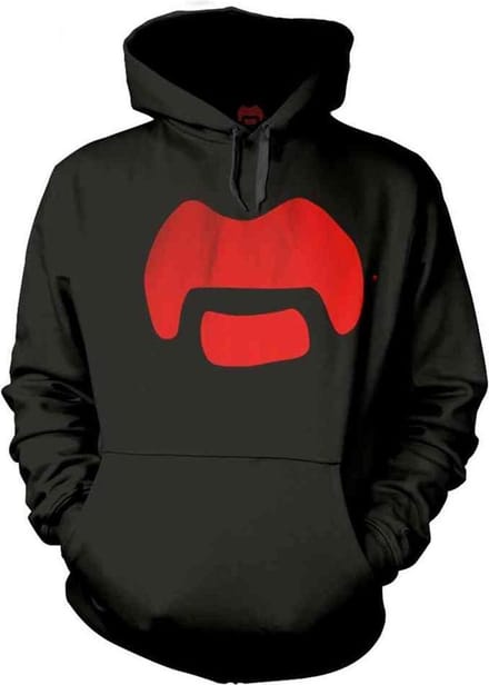 Frank Zappa Hoodie/trui -S- Moustache Zwart