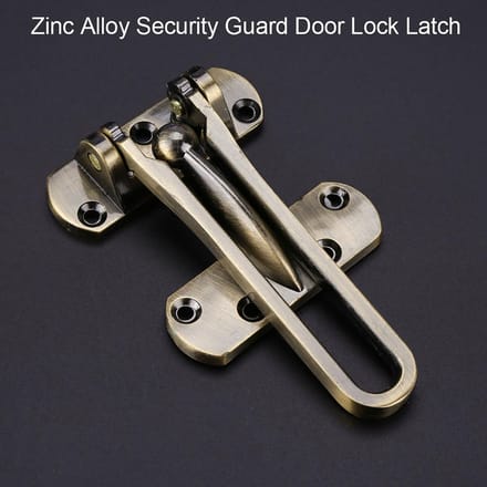 Loquet de sécurité robuste en alliage de zinc pour porte d'hôtel Type 1